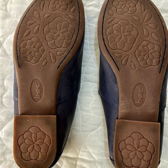 BOC Women's Navy Suree 9.5 Leather Flats Loafers - Picture 5 of 6